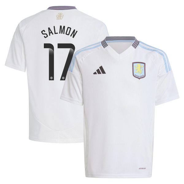 Explore the aston villa wsl adidas away shirt 2024-25 – kids with salmon 17 printing Collection of Aston Villa jerseys. Authentic, high-quality football shirts for every supporter, available worldwide.