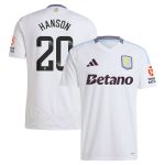 Explore the aston villa wsl adidas away shirt 2024-25 with hanson 20 printing Collection of Aston Villa jerseys. Authentic, high-quality football shirts for every supporter, available worldwide.