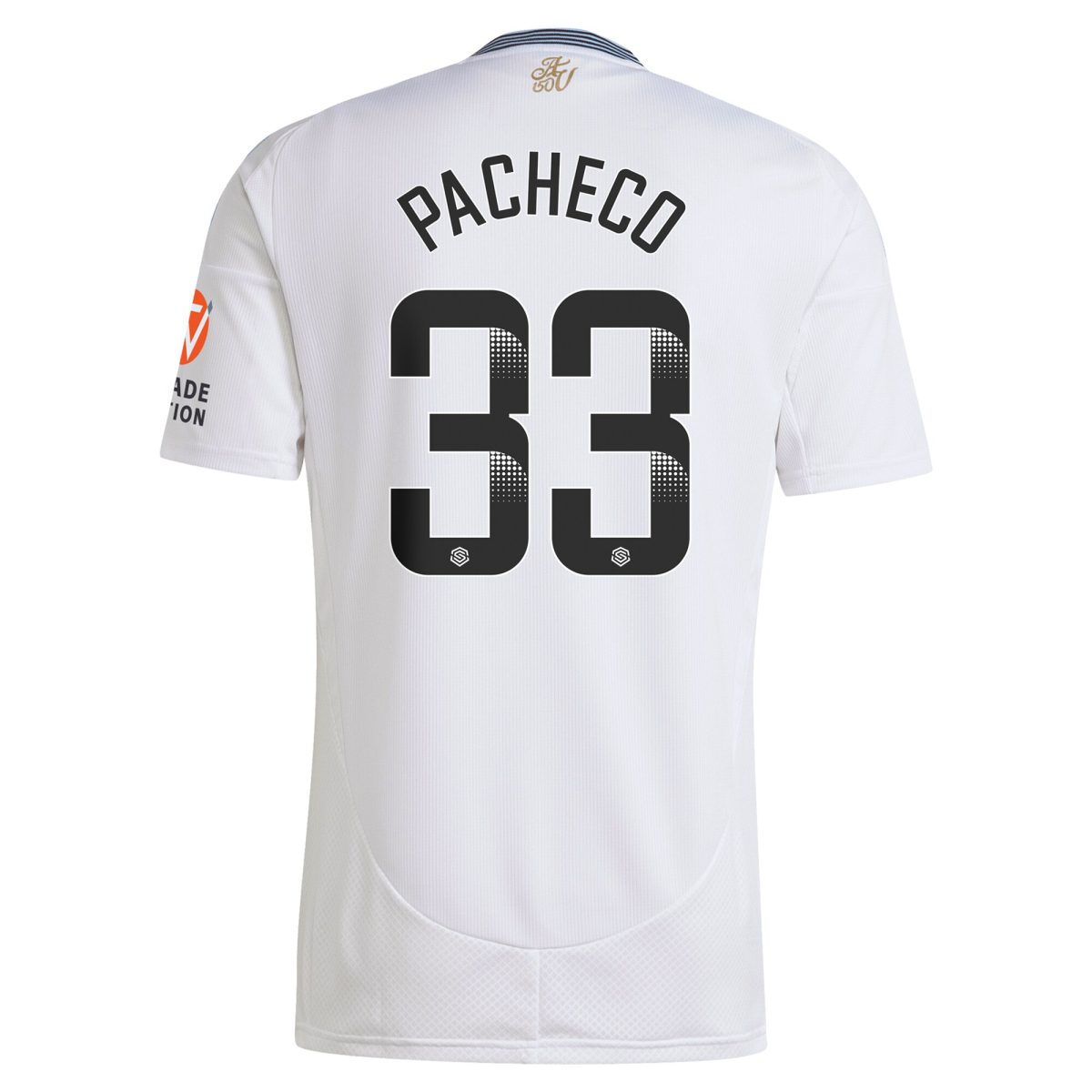 Explore the aston villa wsl adidas away shirt 2024-25 with pacheco 33 printing Collection of Aston Villa jerseys. Authentic, high-quality football shirts for every supporter, available worldwide.