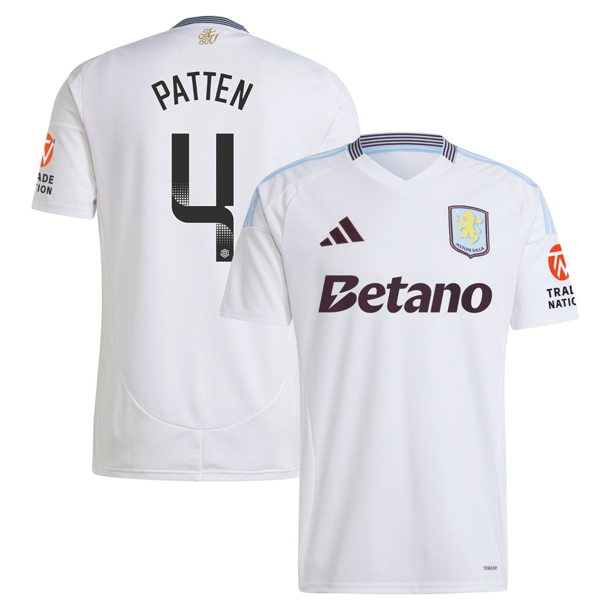 Explore the aston villa wsl adidas away shirt 2024-25 with patten 4 printing Collection of Aston Villa jerseys. Authentic, high-quality football shirts for every supporter, available worldwide.