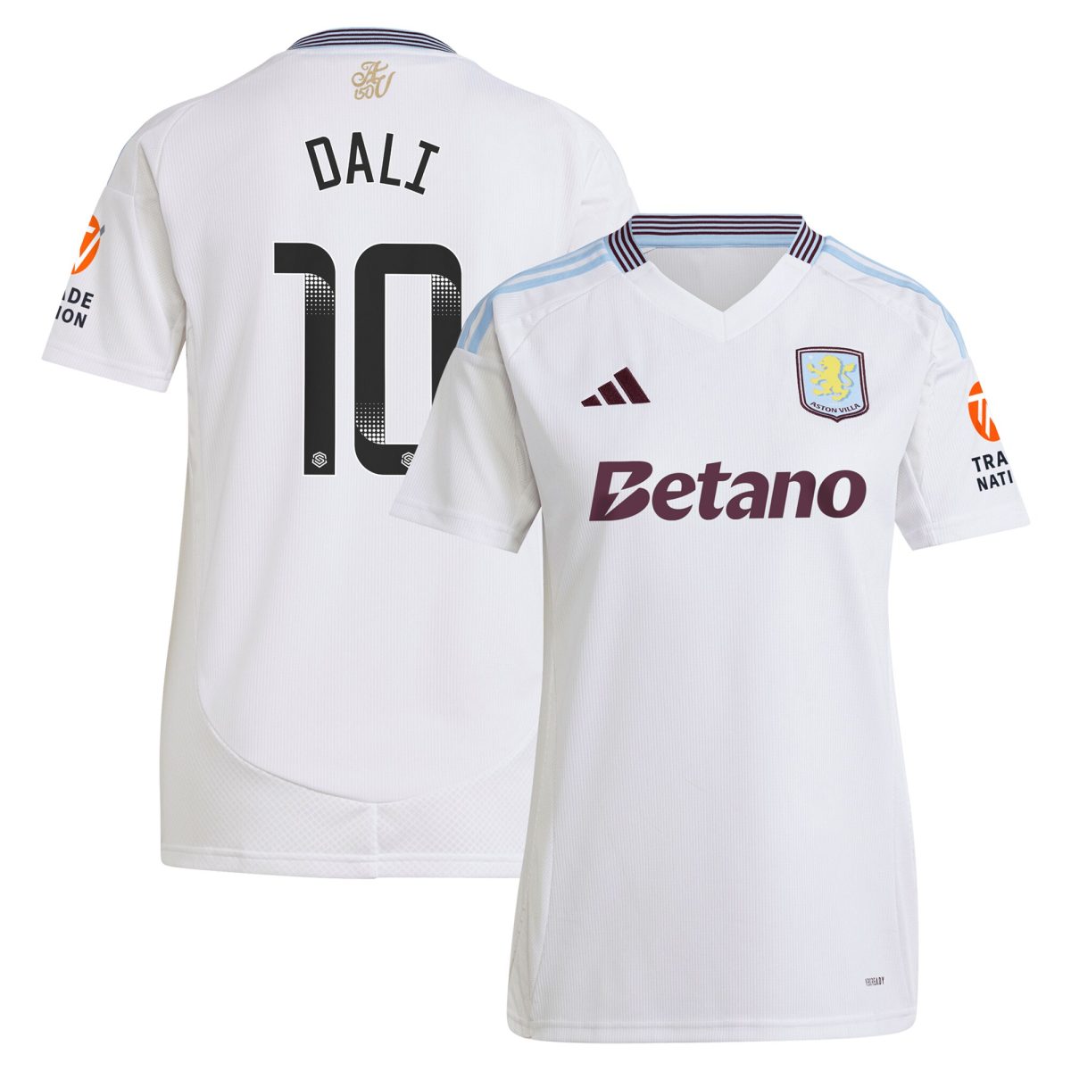 Explore the aston villa wsl adidas away shirt 2024-25 – womens with dali 10 printing Collection of Aston Villa jerseys. Authentic, high-quality football shirts for every supporter, available worldwide.