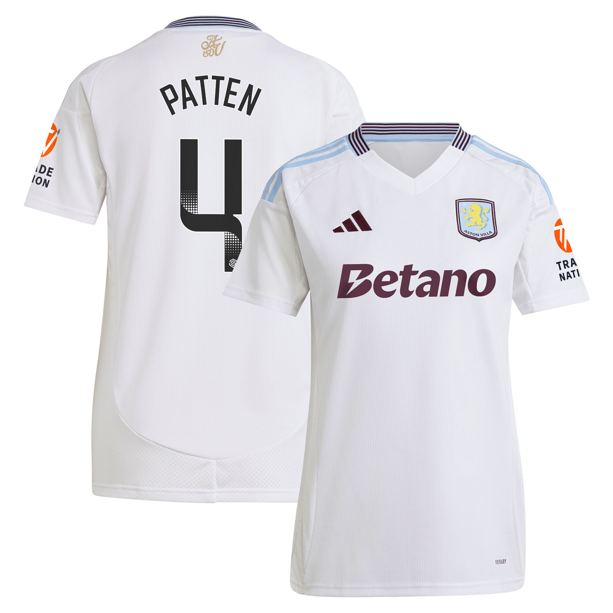 Explore the aston villa wsl adidas away shirt 2024-25 – womens with patten 4 printing Collection of Aston Villa jerseys. Authentic, high-quality football shirts for every supporter, available worldwide.
