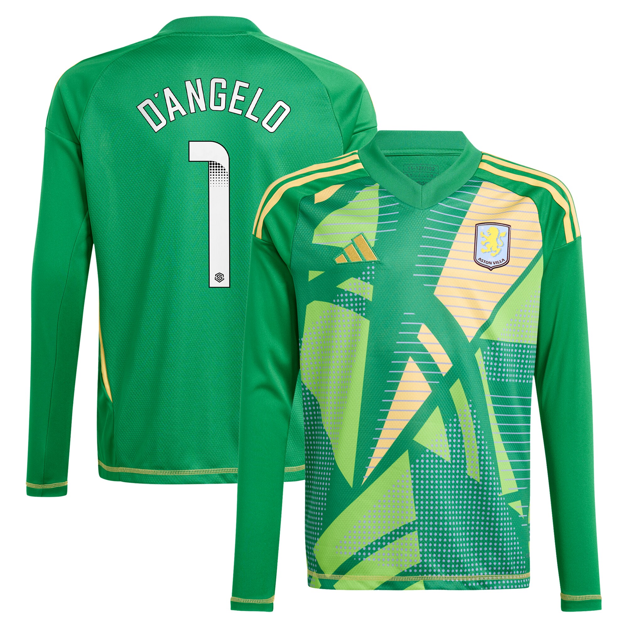 Explore the aston villa wsl adidas goalkeeper shirt 2024-25 – long sleeve – kids with dangelo 1 printing – 202712206-01 Collection of Aston Villa jerseys. Authentic, high-quality football shirts for every supporter, available worldwide.