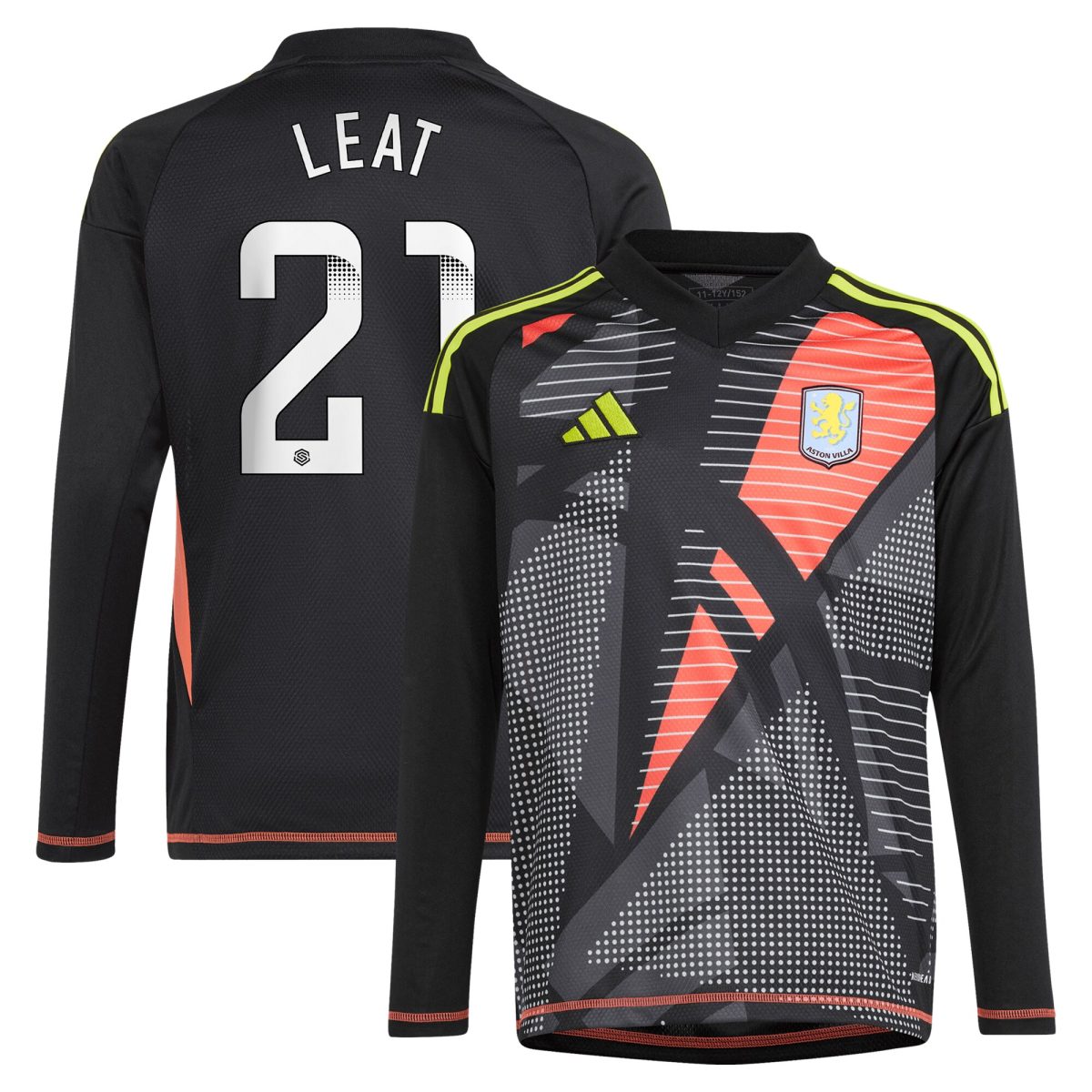 Explore the aston villa wsl adidas goalkeeper shirt 2024-25 – long sleeve – kids with leat 21 printing Collection of Aston Villa jerseys. Authentic, high-quality football shirts for every supporter, available worldwide.