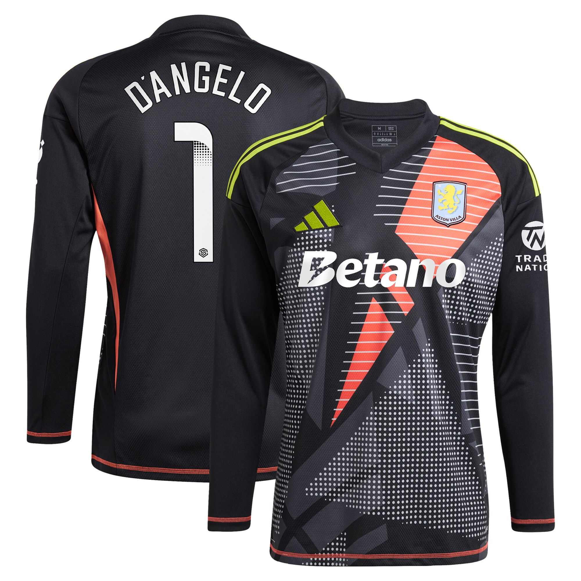 Explore the aston villa wsl adidas goalkeeper shirt 2024-25 – long sleeve with dangelo 1 printing 202712202 Collection of Aston Villa jerseys. Authentic, high-quality football shirts for every supporter, available worldwide.
