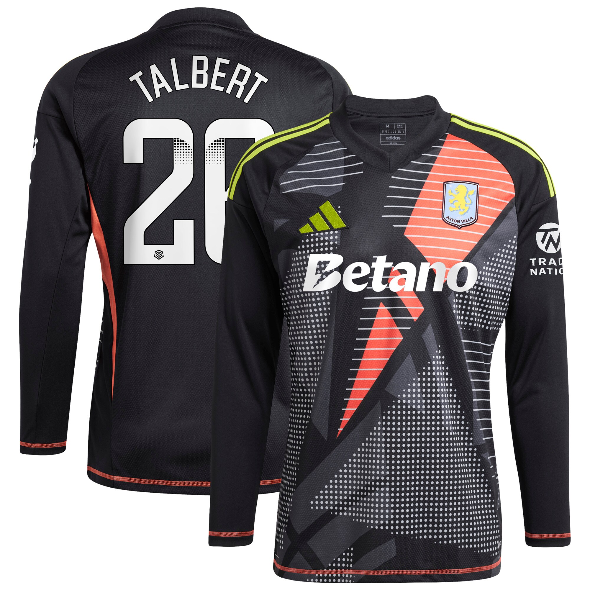 Explore the aston villa wsl adidas goalkeeper shirt 2024-25 – long sleeve with talbert 26 printing Collection of Aston Villa jerseys. Authentic, high-quality football shirts for every supporter, available worldwide.