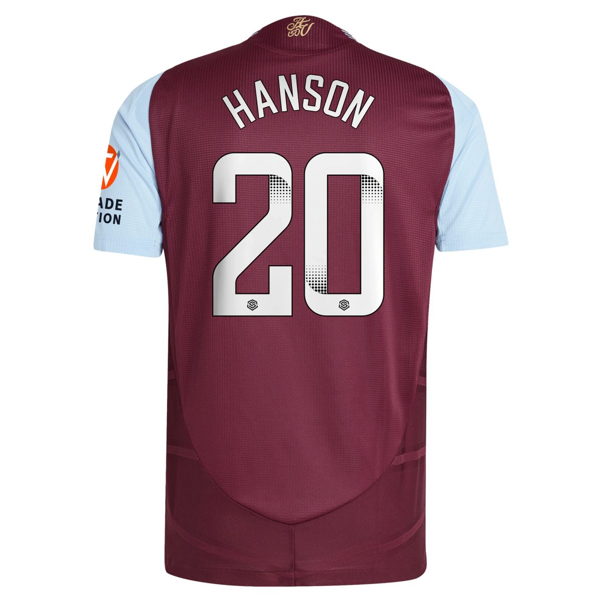 Explore the aston villa wsl adidas home authentic shirt 2024-25 with hanson 20 printing Collection of Aston Villa jerseys. Authentic, high-quality football shirts for every supporter, available worldwide.