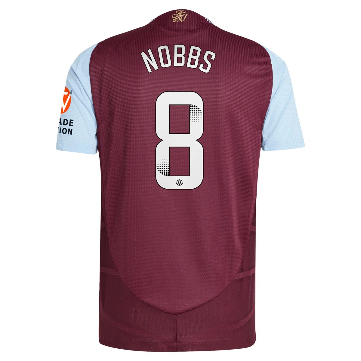 Explore the aston villa wsl adidas home authentic shirt 2024-25 with nobbs 8 printing Collection of Aston Villa jerseys. Authentic, high-quality football shirts for every supporter, available worldwide.