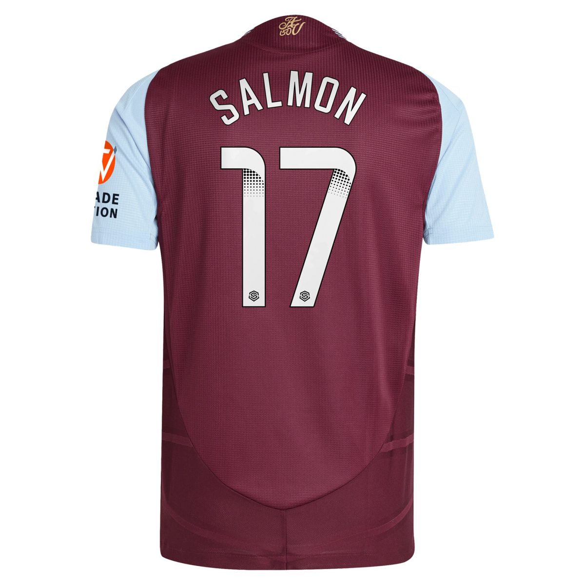 Explore the aston villa wsl adidas home authentic shirt 2024-25 with salmon 17 printing Collection of Aston Villa jerseys. Authentic, high-quality football shirts for every supporter, available worldwide.
