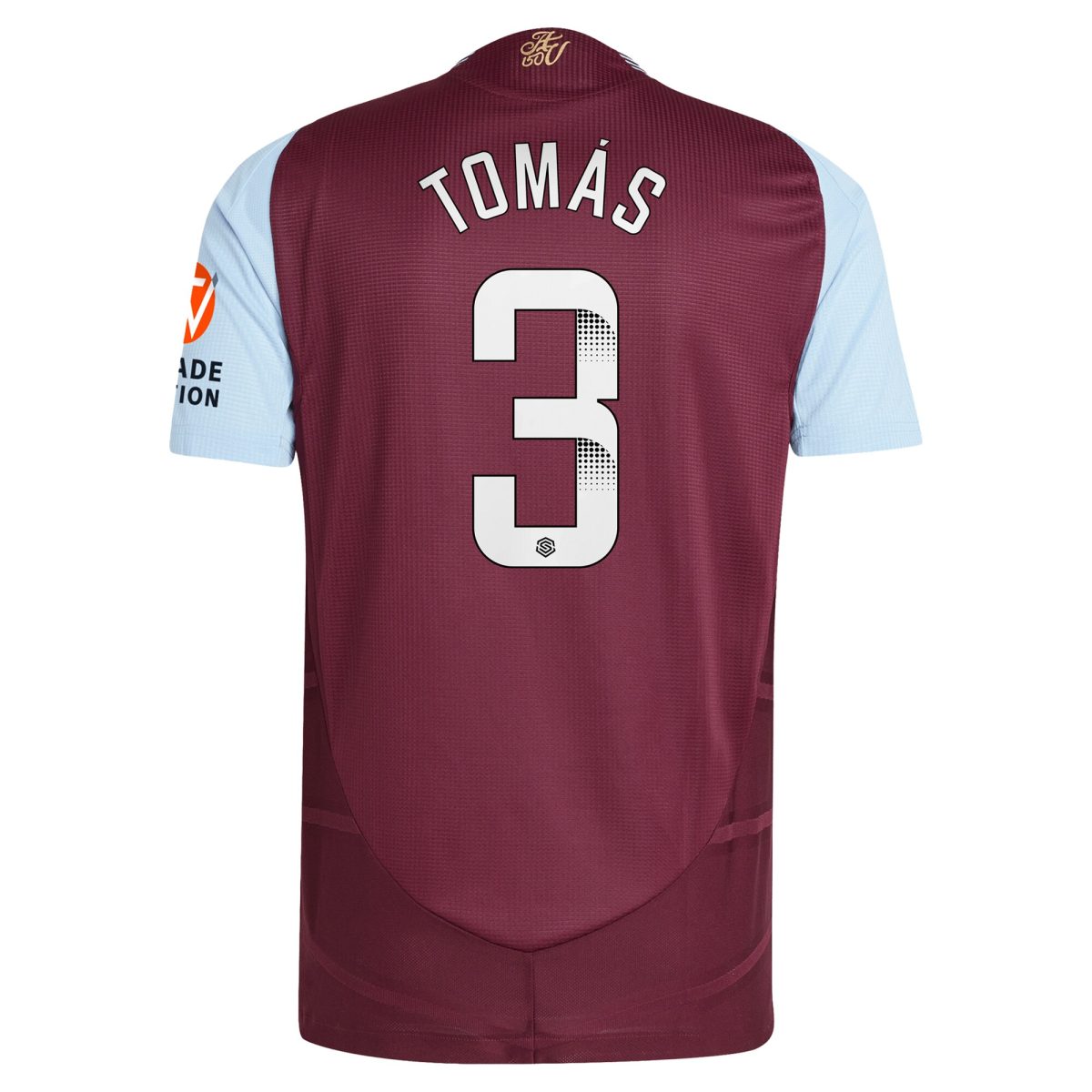 Explore the aston villa wsl adidas home authentic shirt 2024-25 with tomás 3 printing Collection of Aston Villa jerseys. Authentic, high-quality football shirts for every supporter, available worldwide.