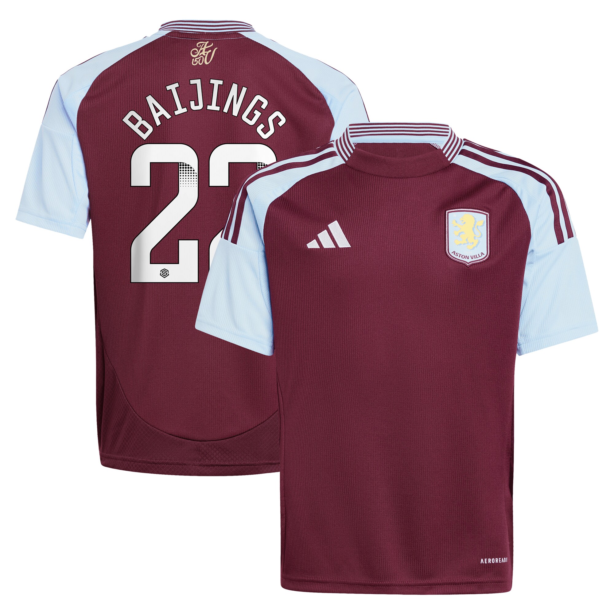 Explore the aston villa wsl adidas home shirt 2024-25 – kids with baijings 22 printing Collection of Aston Villa jerseys. Authentic, high-quality football shirts for every supporter, available worldwide.