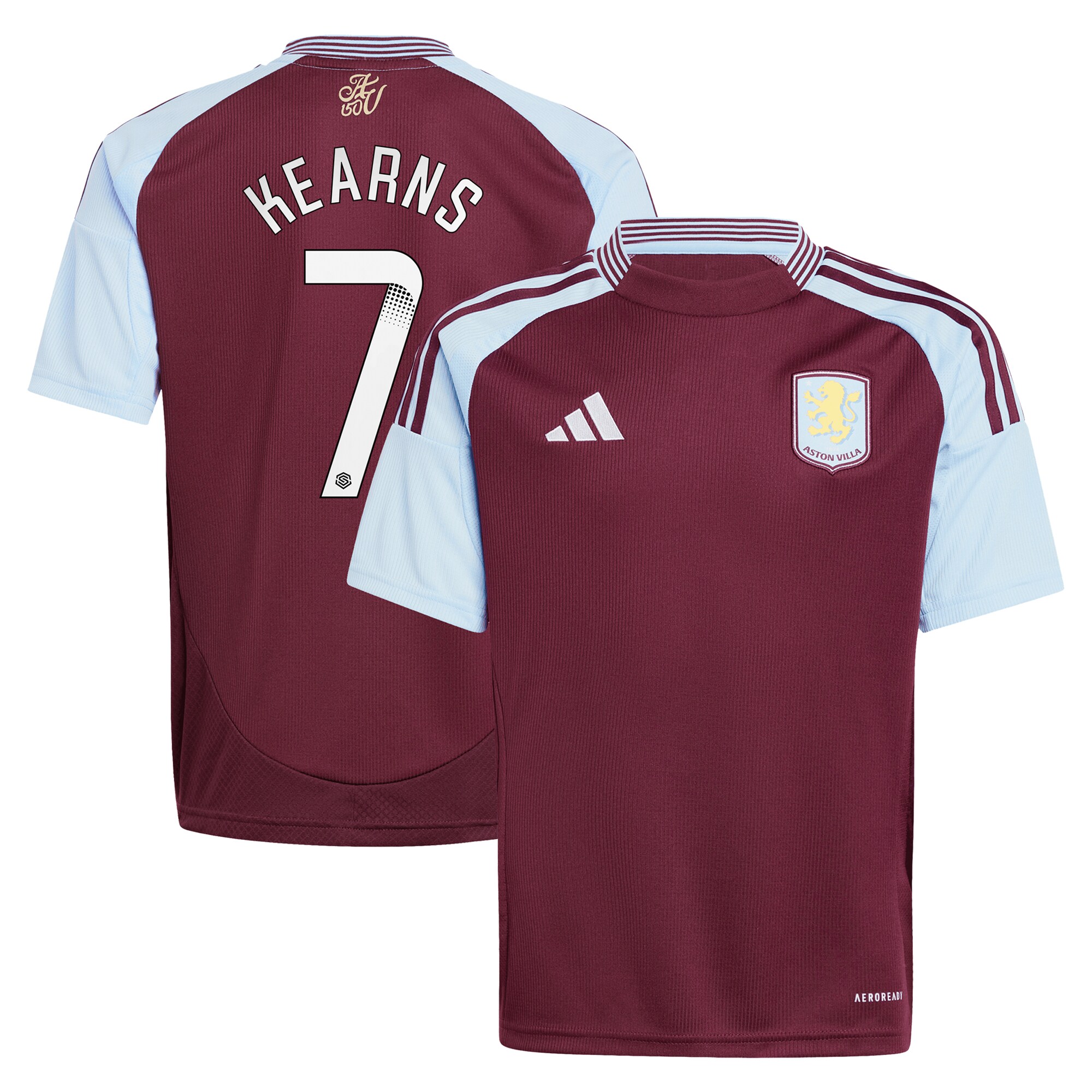 Explore the aston villa wsl adidas home shirt 2024-25 – kids with kearns 7 printing Collection of Aston Villa jerseys. Authentic, high-quality football shirts for every supporter, available worldwide.