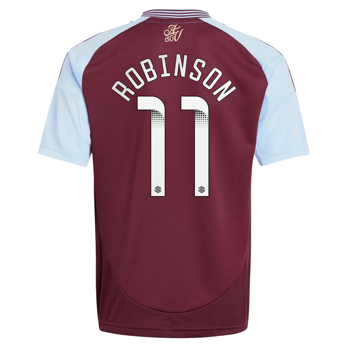 Explore the aston villa wsl adidas home shirt 2024-25 – kids with robinson 11 printing Collection of Aston Villa jerseys. Authentic, high-quality football shirts for every supporter, available worldwide.