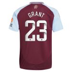 Explore the aston villa wsl adidas home shirt 2024-25 with grant 23 printing Collection of Aston Villa jerseys. Authentic, high-quality football shirts for every supporter, available worldwide.