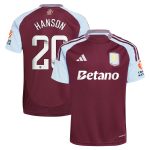 Explore the aston villa wsl adidas home shirt 2024-25 with hanson 20 printing Collection of Aston Villa jerseys. Authentic, high-quality football shirts for every supporter, available worldwide.