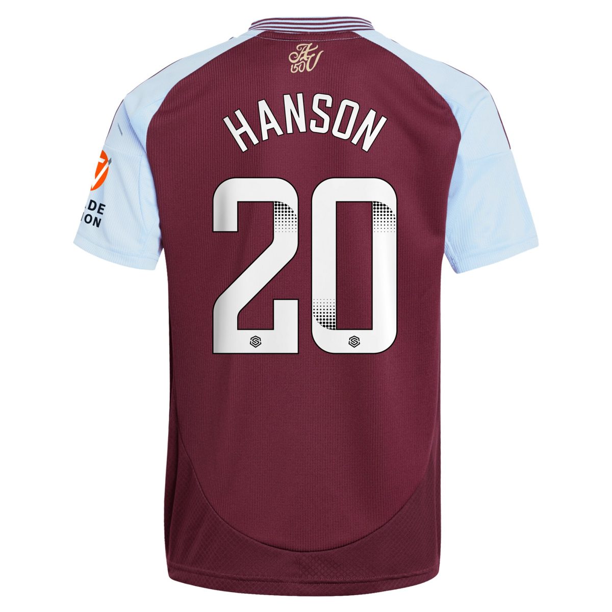 Explore the aston villa wsl adidas home shirt 2024-25 with hanson 20 printing Collection of Aston Villa jerseys. Authentic, high-quality football shirts for every supporter, available worldwide.