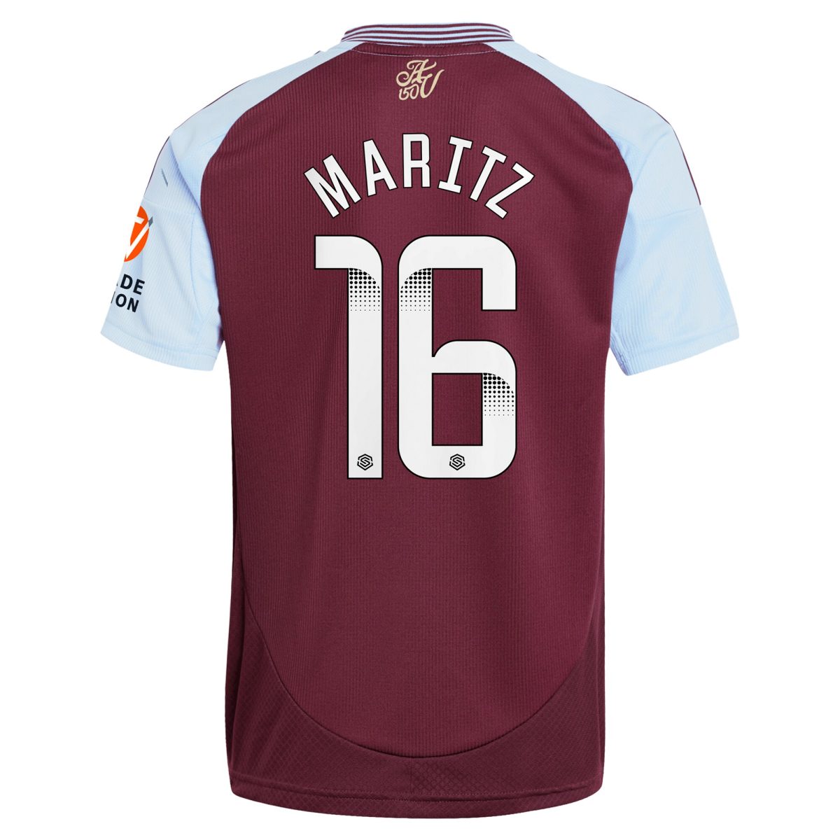 Explore the aston villa wsl adidas home shirt 2024-25 with maritz 26 printing Collection of Aston Villa jerseys. Authentic, high-quality football shirts for every supporter, available worldwide.