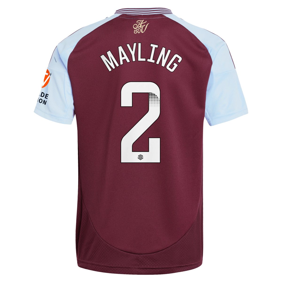 Explore the aston villa wsl adidas home shirt 2024-25 with mayling 2 printing Collection of Aston Villa jerseys. Authentic, high-quality football shirts for every supporter, available worldwide.
