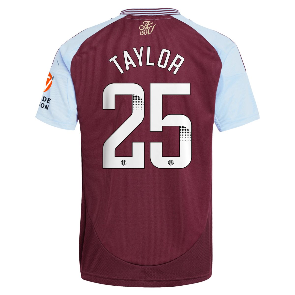 Explore the aston villa wsl adidas home shirt 2024-25 with taylor 25 printing Collection of Aston Villa jerseys. Authentic, high-quality football shirts for every supporter, available worldwide.
