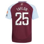 Explore the aston villa wsl adidas home shirt 2024-25 with taylor 25 printing Collection of Aston Villa jerseys. Authentic, high-quality football shirts for every supporter, available worldwide.