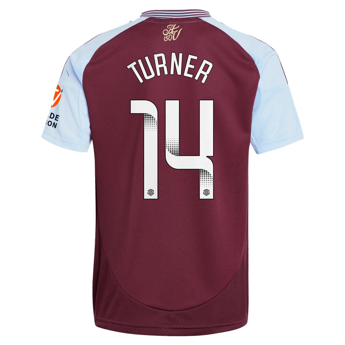 Explore the aston villa wsl adidas home shirt 2024-25 with turner 14 printing Collection of Aston Villa jerseys. Authentic, high-quality football shirts for every supporter, available worldwide.