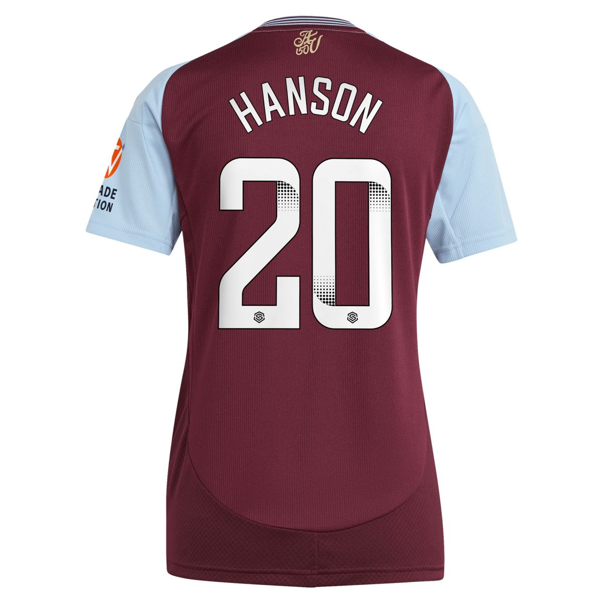 Explore the aston villa wsl adidas home shirt 2024-25 – womens with hanson 20 printing Collection of Aston Villa jerseys. Authentic, high-quality football shirts for every supporter, available worldwide.