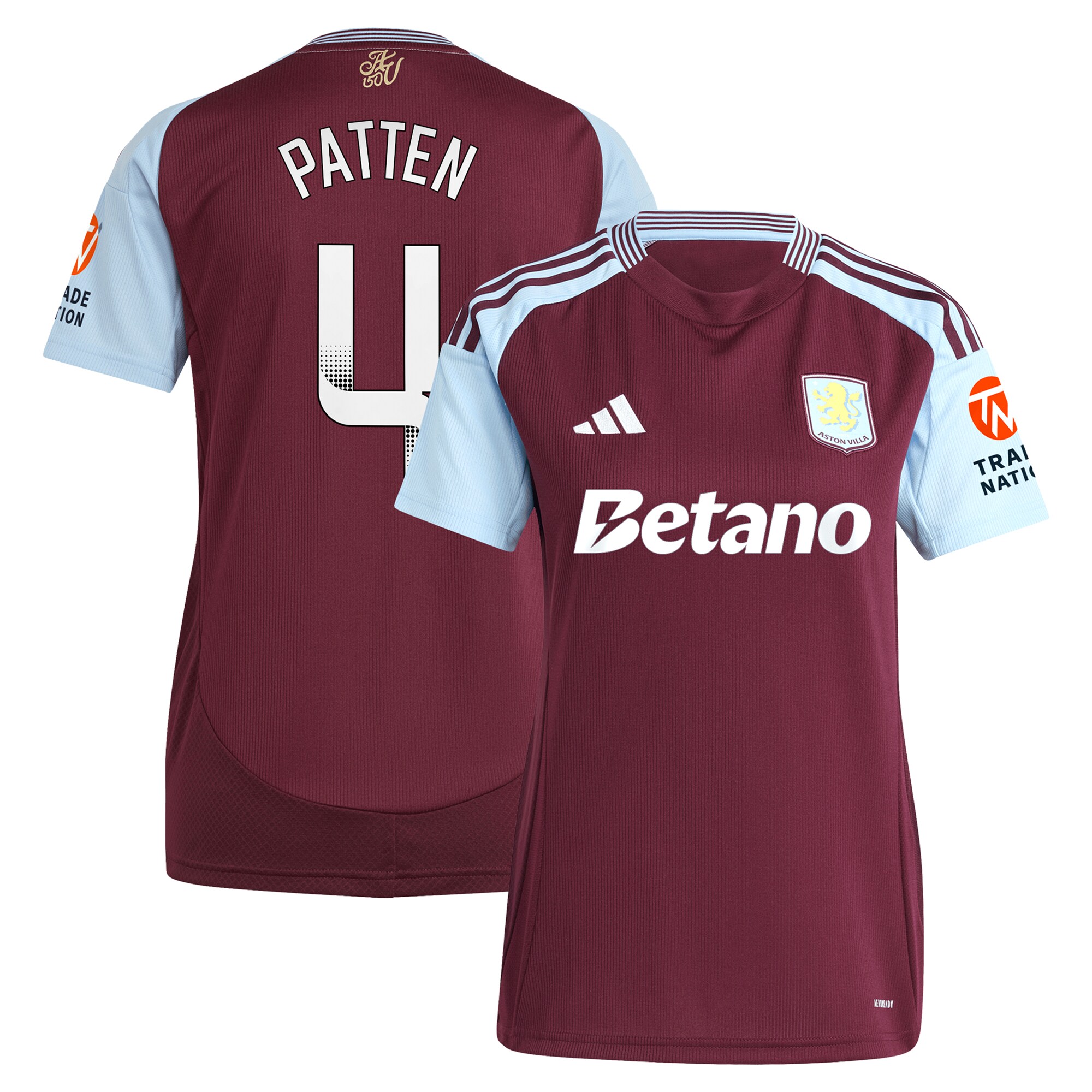 Explore the aston villa wsl adidas home shirt 2024-25 – womens with patten 4 printing Collection of Aston Villa jerseys. Authentic, high-quality football shirts for every supporter, available worldwide.