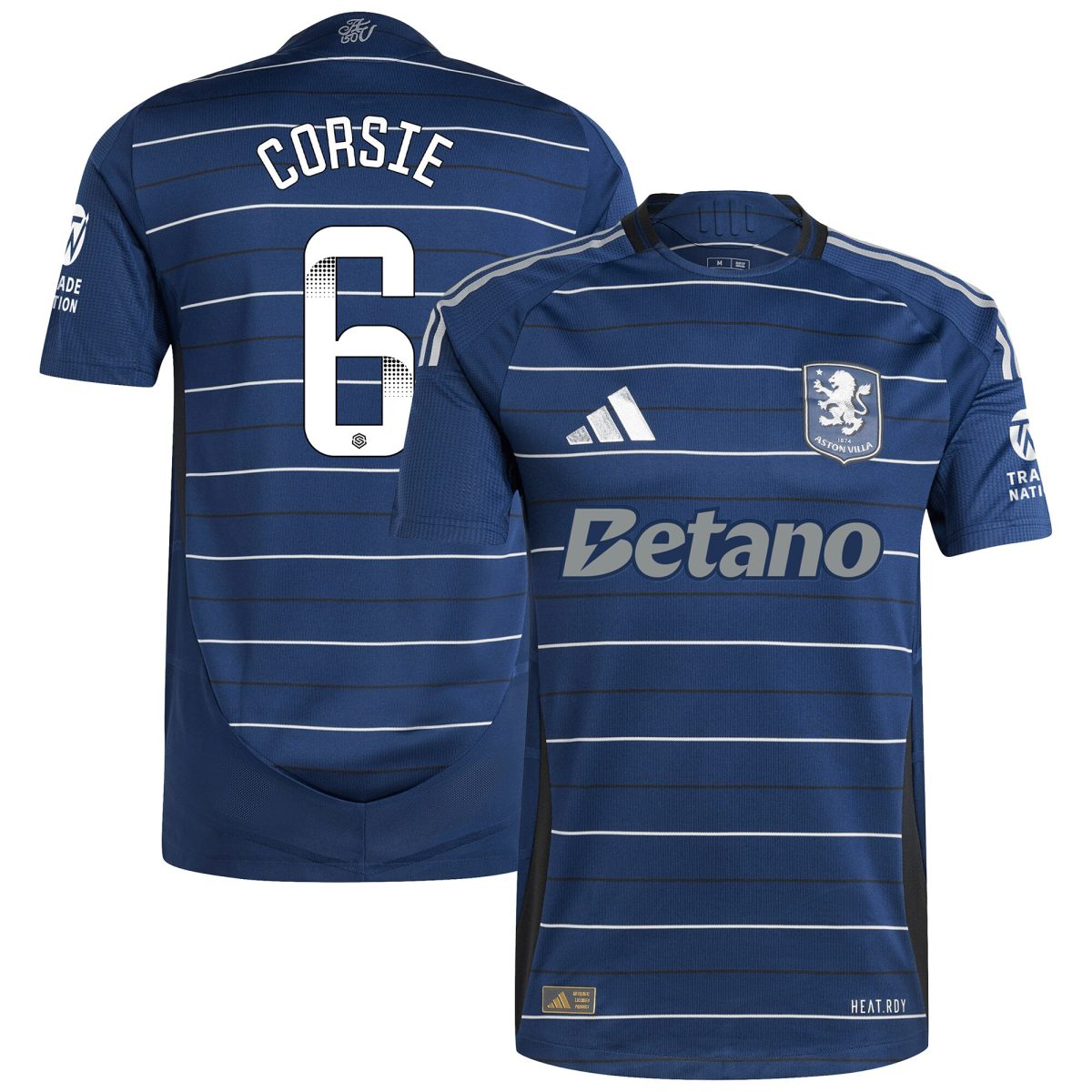 Explore the aston villa wsl adidas third authentic shirt 2024-25 with corsie 6 printing Collection of Aston Villa jerseys. Authentic, high-quality football shirts for every supporter, available worldwide.