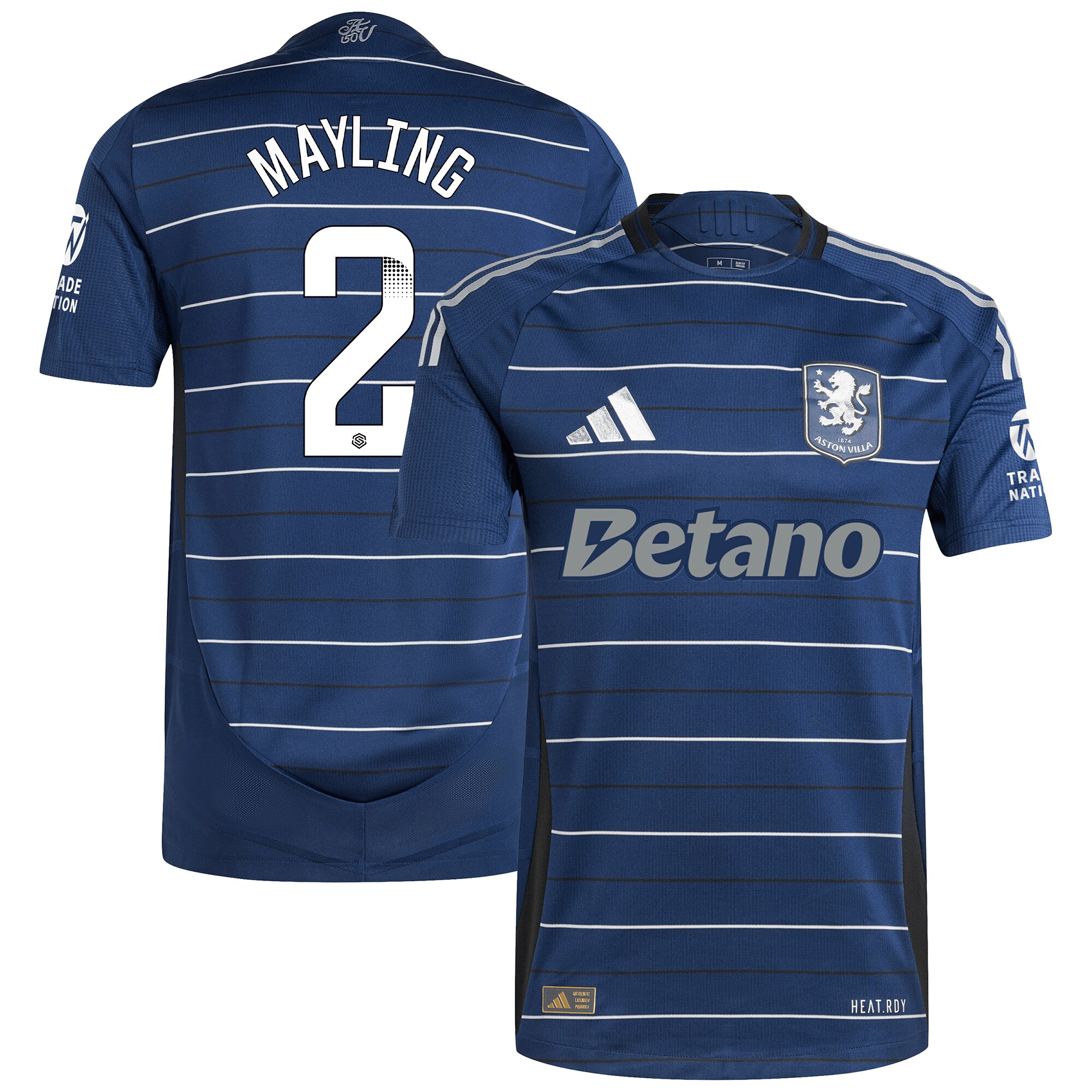 Explore the aston villa wsl adidas third authentic shirt 2024-25 with mayling 2 printing Collection of Aston Villa jerseys. Authentic, high-quality football shirts for every supporter, available worldwide.