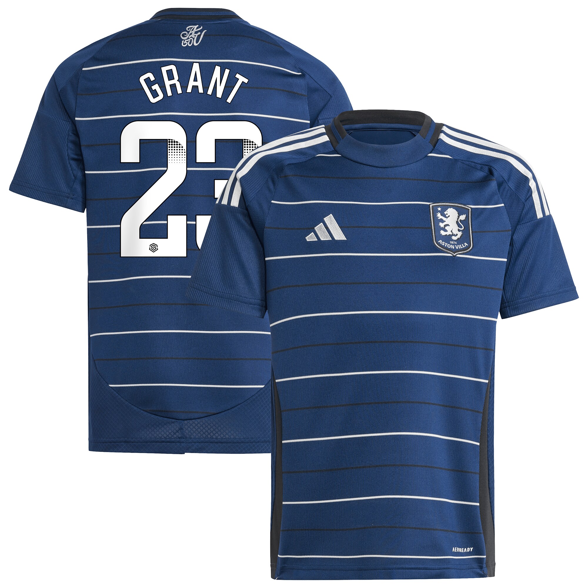 Explore the aston villa wsl adidas third shirt 2024-25 – kids with grant 23 printing Collection of Aston Villa jerseys. Authentic, high-quality football shirts for every supporter, available worldwide.