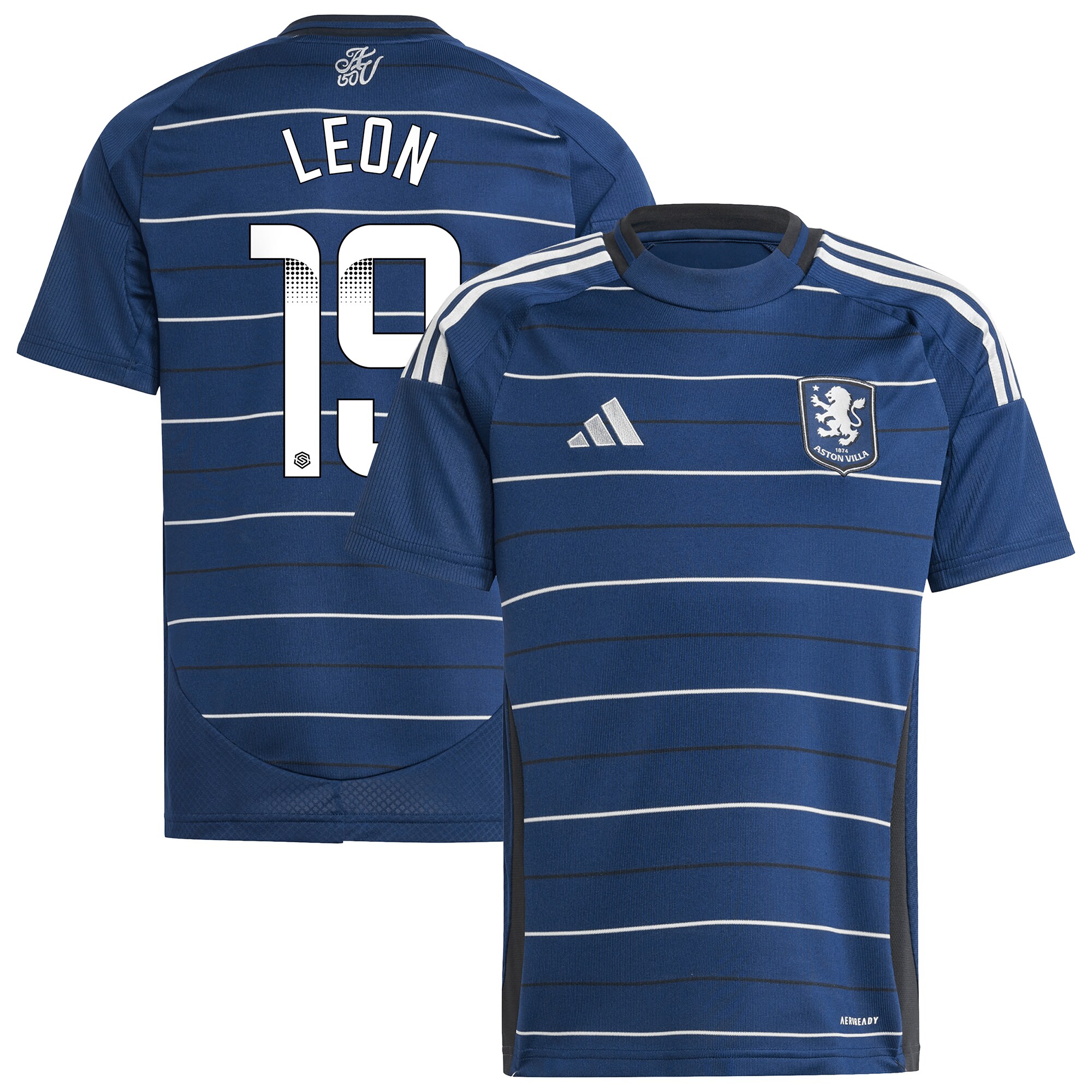 Explore the aston villa wsl adidas third shirt 2024-25 – kids with leon 19 printing Collection of Aston Villa jerseys. Authentic, high-quality football shirts for every supporter, available worldwide.