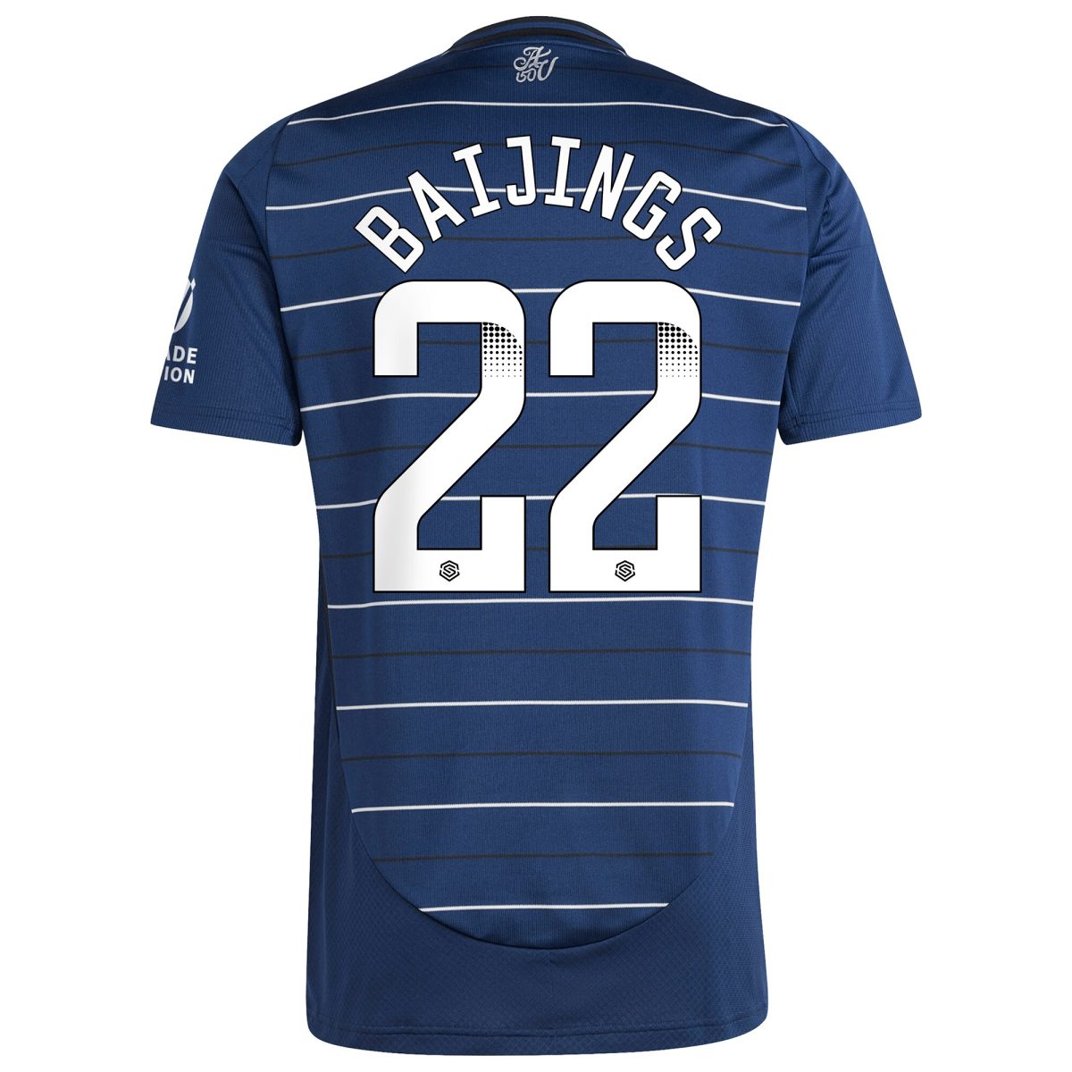 Explore the aston villa wsl adidas third shirt 2024-25 with baijings 22 printing Collection of Aston Villa jerseys. Authentic, high-quality football shirts for every supporter, available worldwide.