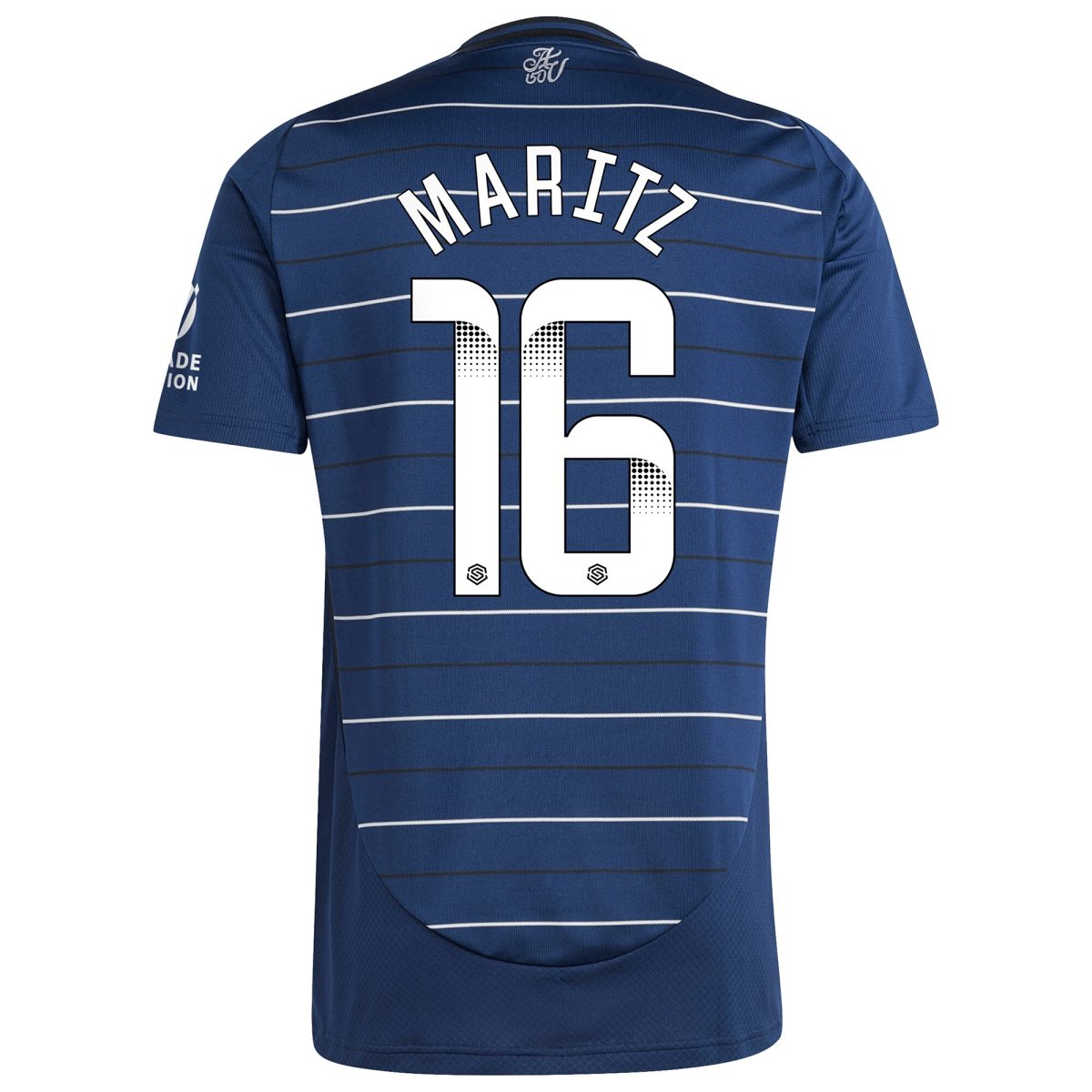 Explore the aston villa wsl adidas third shirt 2024-25 with maritz 16 printing Collection of Aston Villa jerseys. Authentic, high-quality football shirts for every supporter, available worldwide.