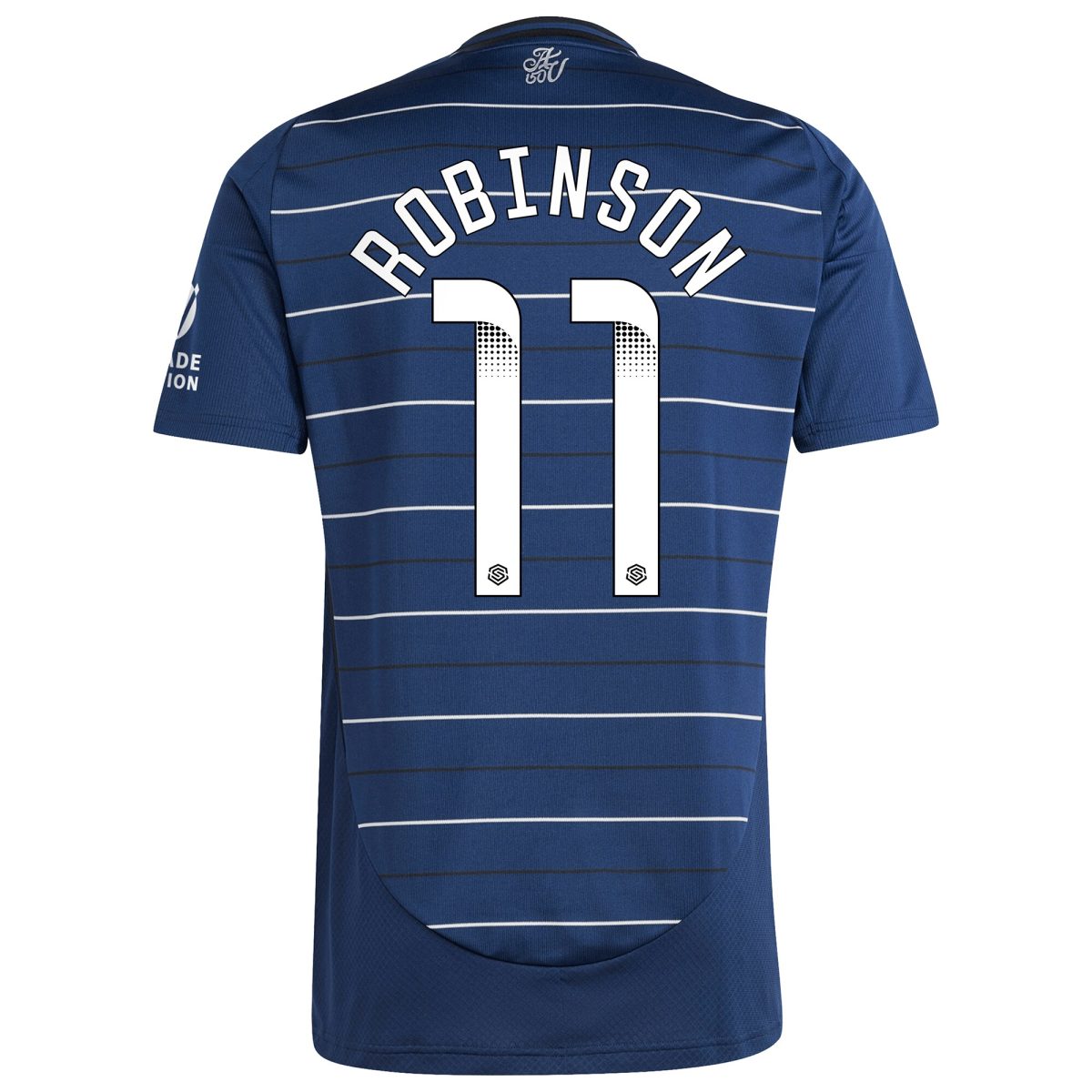Explore the aston villa wsl adidas third shirt 2024-25 with robinson 11 printing Collection of Aston Villa jerseys. Authentic, high-quality football shirts for every supporter, available worldwide.