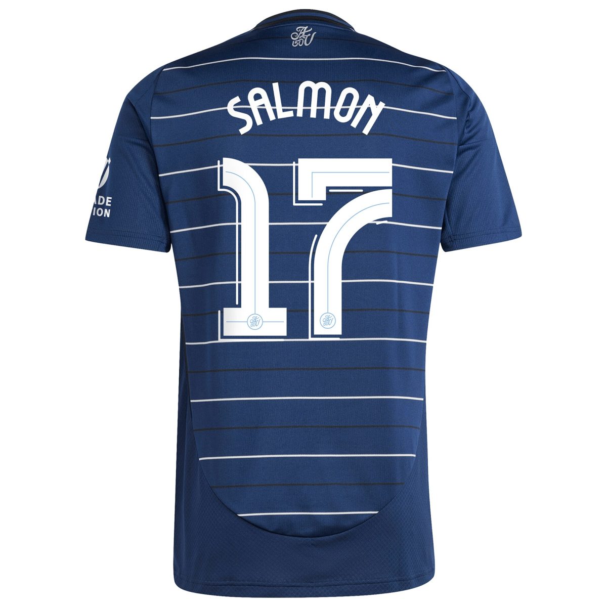 Explore the aston villa wsl adidas third shirt 2024-25 with salmon 17 printing Collection of Aston Villa jerseys. Authentic, high-quality football shirts for every supporter, available worldwide.