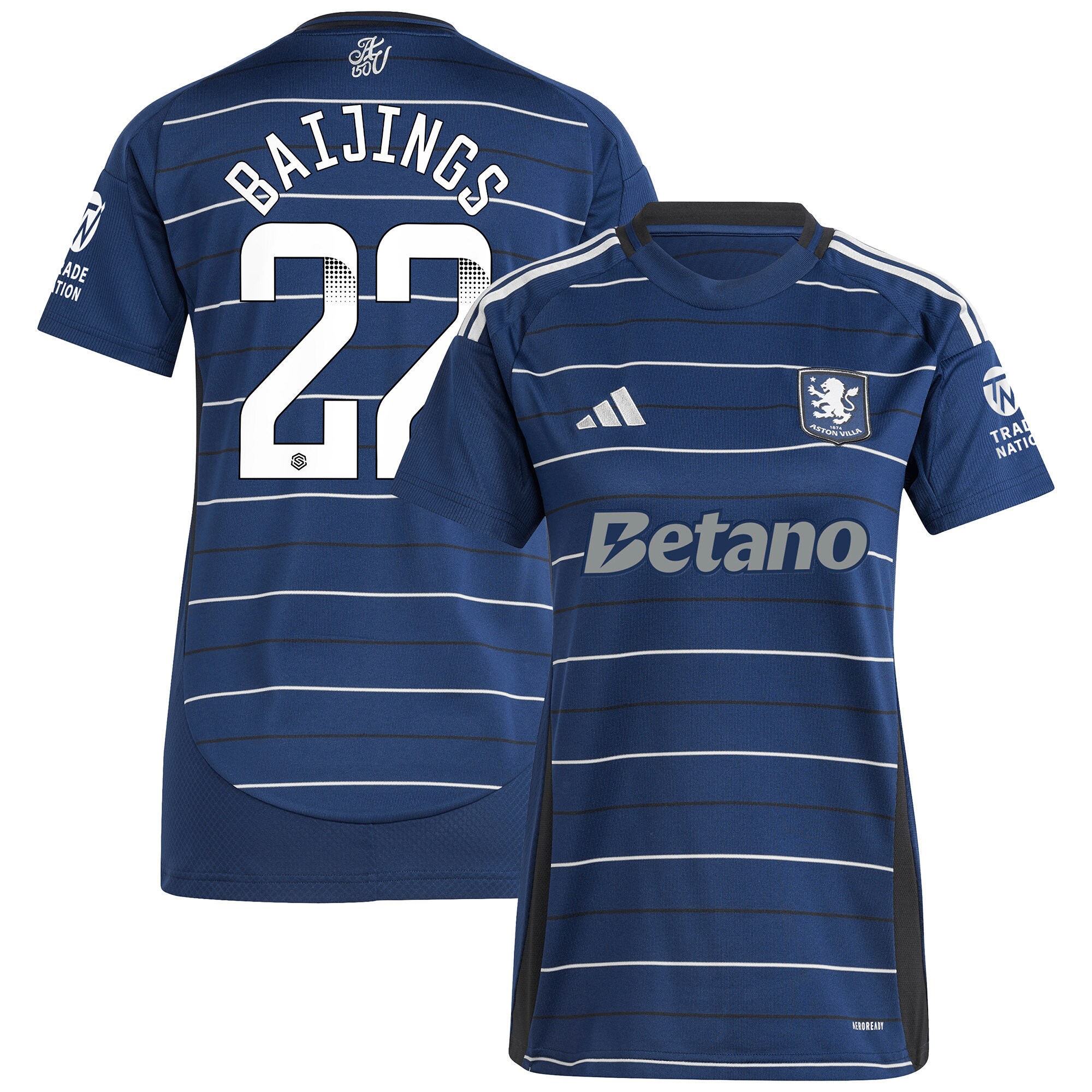 Explore the aston villa wsl adidas third shirt 2024-25 – womens with baijings 22 printing Collection of Aston Villa jerseys. Authentic, high-quality football shirts for every supporter, available worldwide.