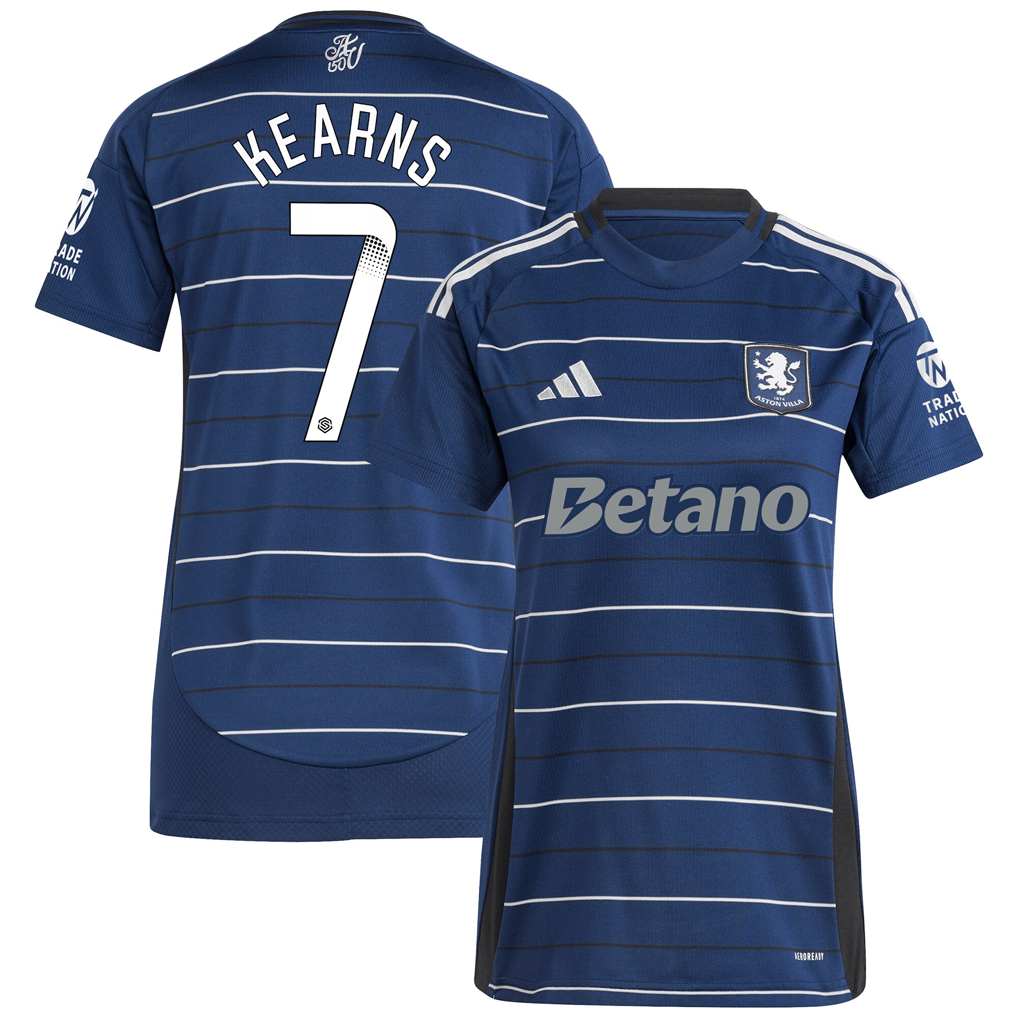 Explore the aston villa wsl adidas third shirt 2024-25 – womens with kearns 7 printing Collection of Aston Villa jerseys. Authentic, high-quality football shirts for every supporter, available worldwide.
