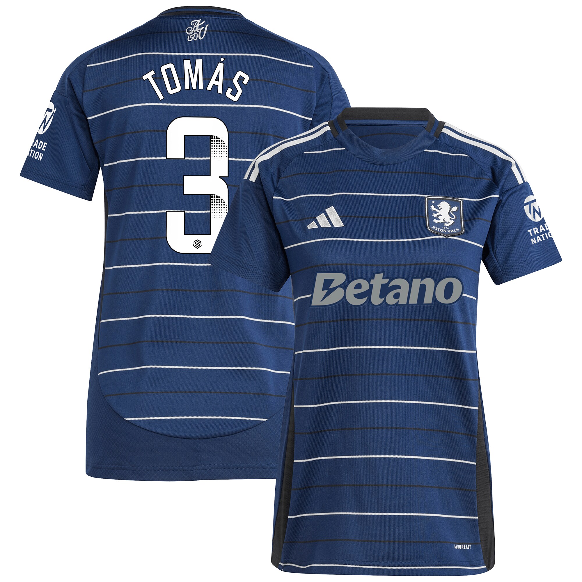 Explore the aston villa wsl adidas third shirt 2024-25 – womens with tomás 3 printing Collection of Aston Villa jerseys. Authentic, high-quality football shirts for every supporter, available worldwide.
