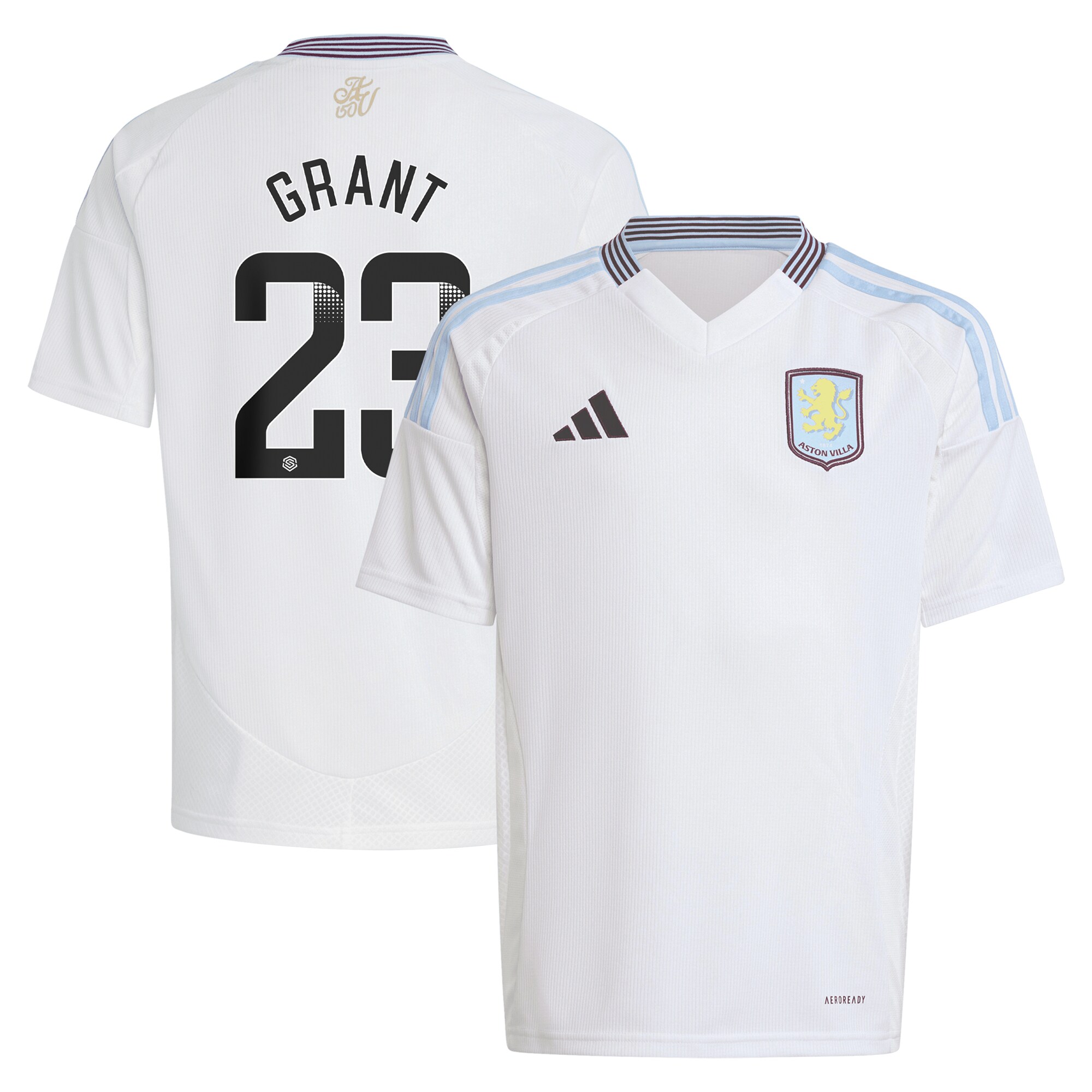 Explore the aston villa wsl away shirt 2024-25 – kids with grant 23 printing Collection of Aston Villa jerseys. Authentic, high-quality football shirts for every supporter, available worldwide.