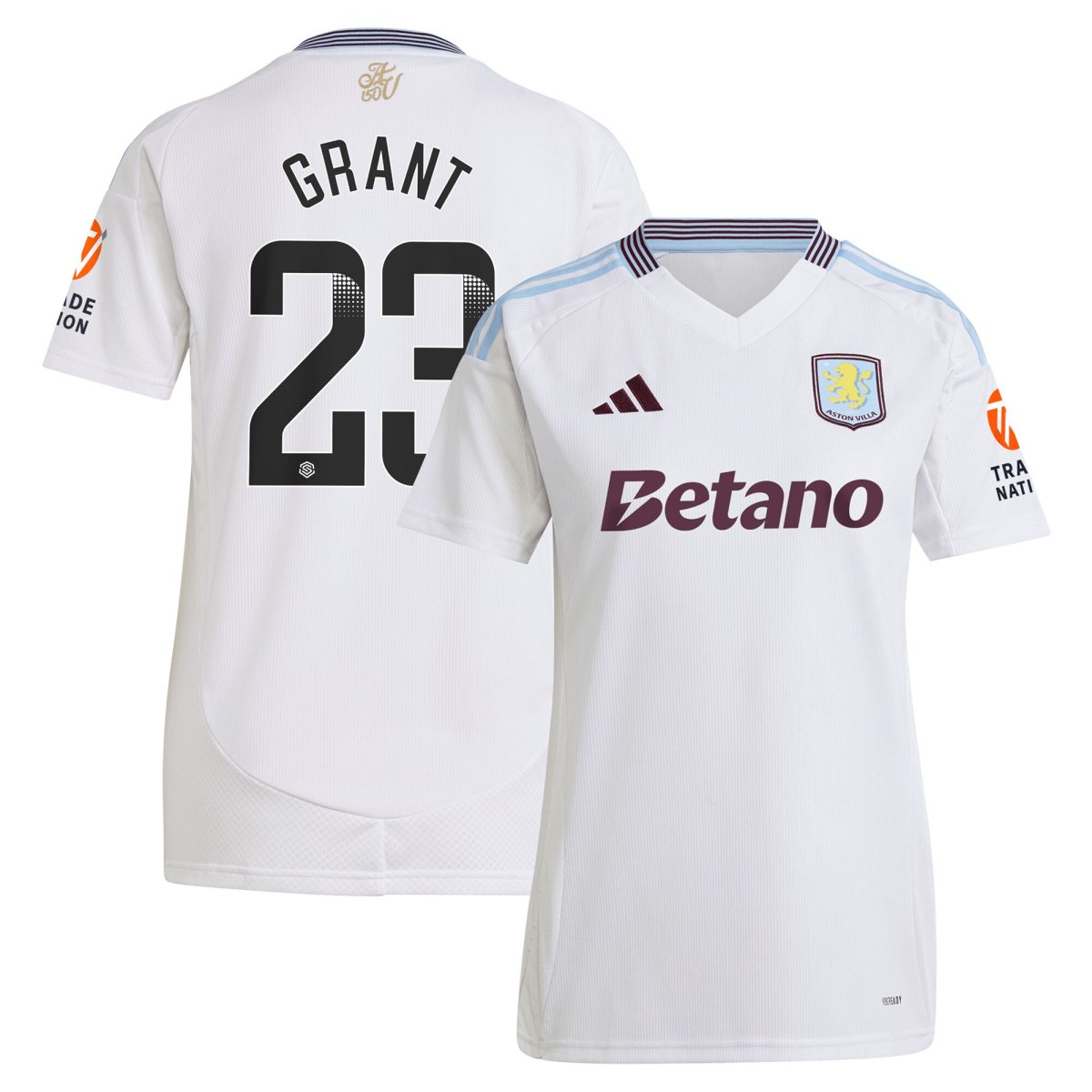 Explore the aston villa wsl away shirt 2024-25 – womens with grant 23 printing Collection of Aston Villa jerseys. Authentic, high-quality football shirts for every supporter, available worldwide.