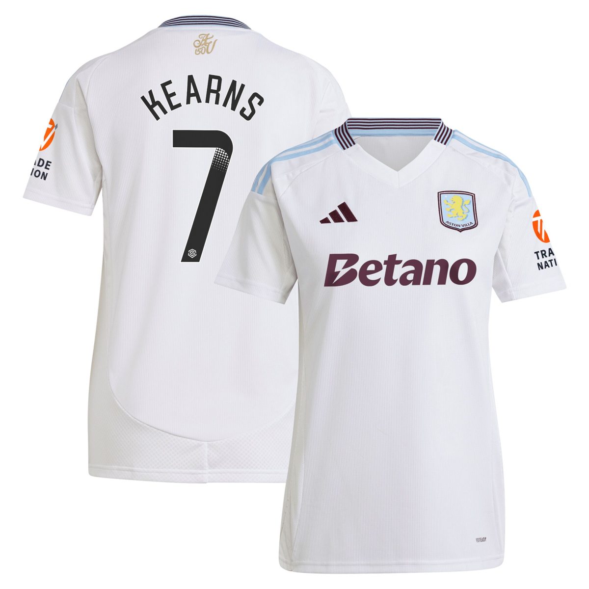 Explore the aston villa wsl away shirt 2024-25 – womens with kearns 7 printing Collection of Aston Villa jerseys. Authentic, high-quality football shirts for every supporter, available worldwide.