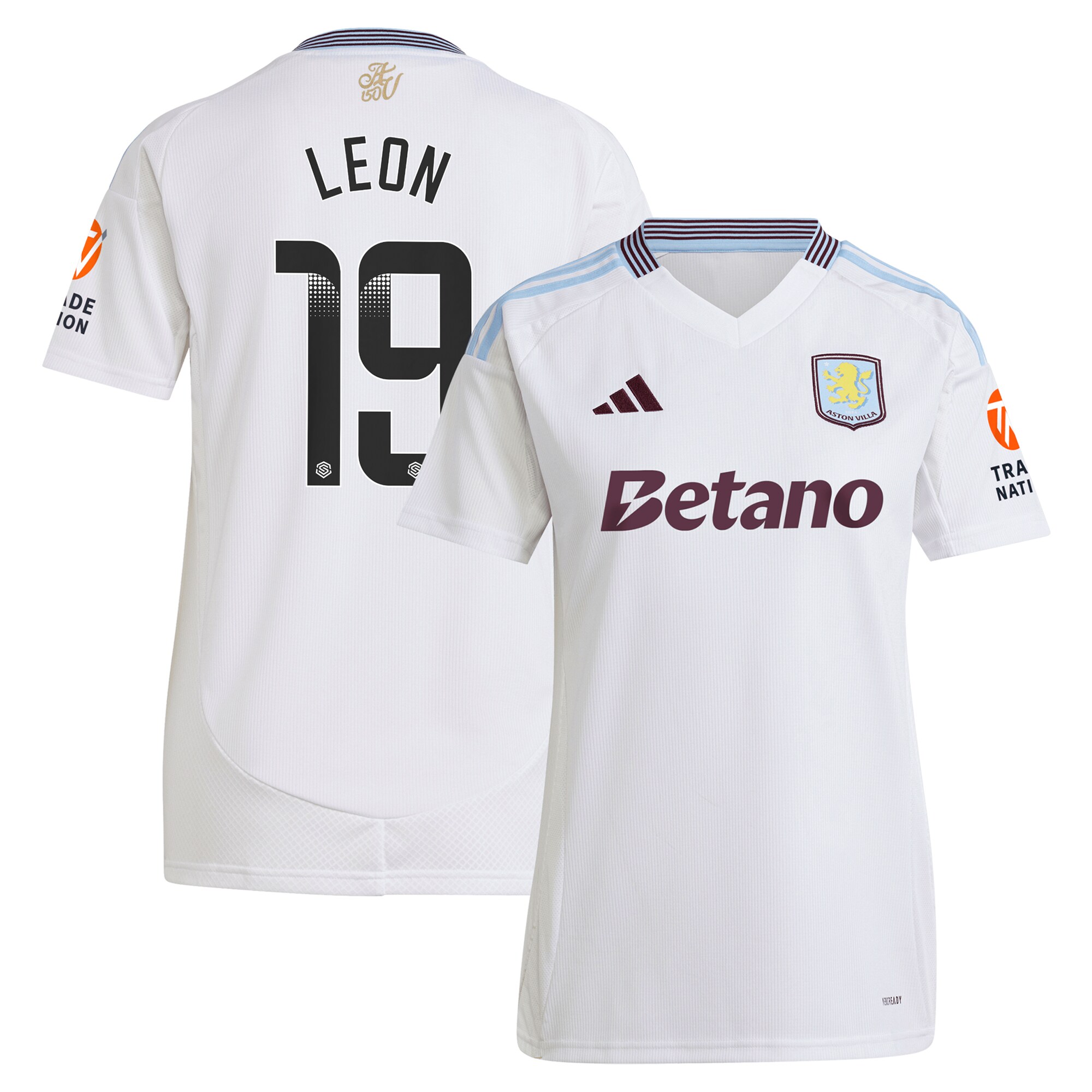 Explore the aston villa wsl away shirt 2024-25 – womens with leon 19 printing Collection of Aston Villa jerseys. Authentic, high-quality football shirts for every supporter, available worldwide.