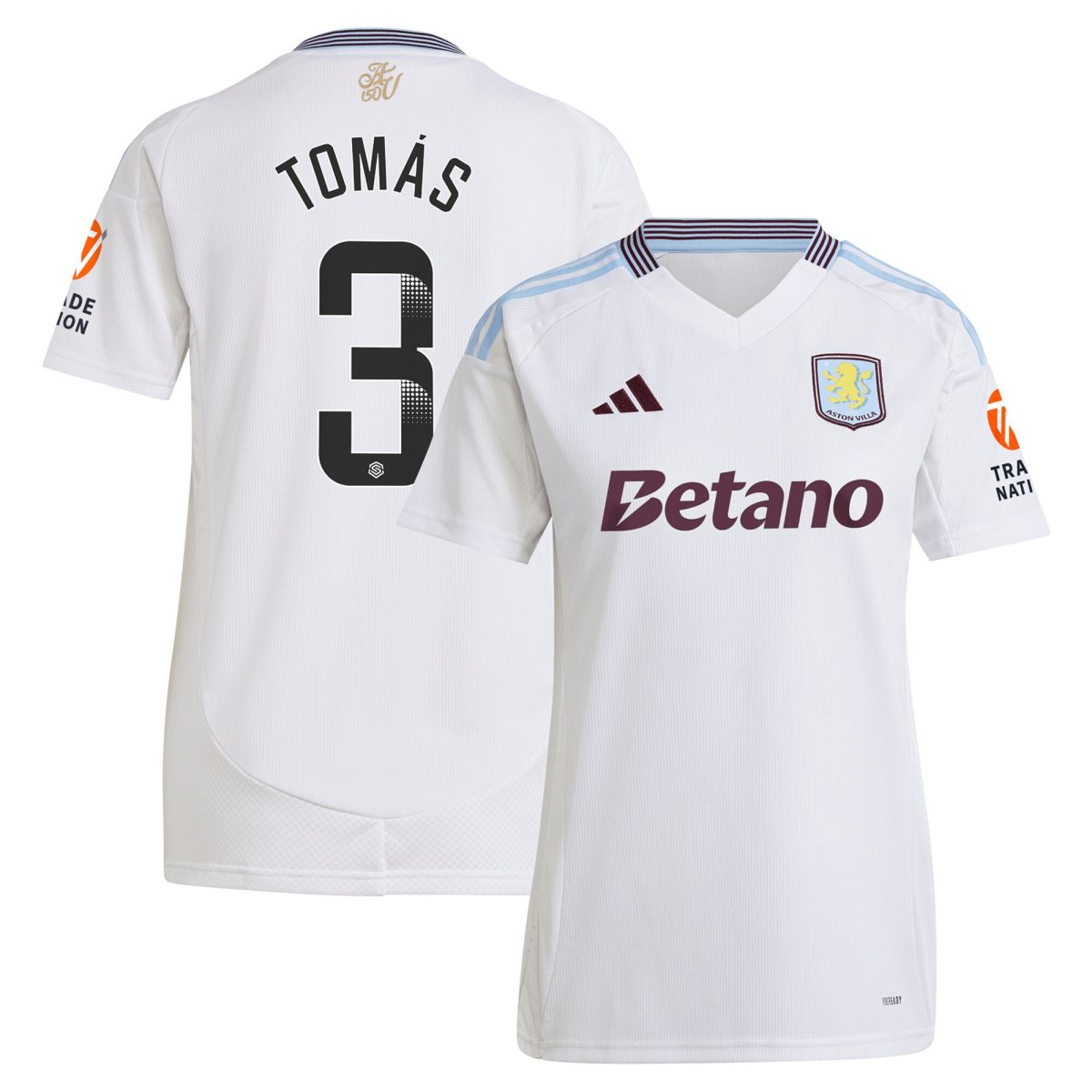 Explore the aston villa wsl away shirt 2024-25 – womens with tomás 3 printing Collection of Aston Villa jerseys. Authentic, high-quality football shirts for every supporter, available worldwide.